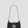 Nylon Monogram Chain Shoulder Bag Mini