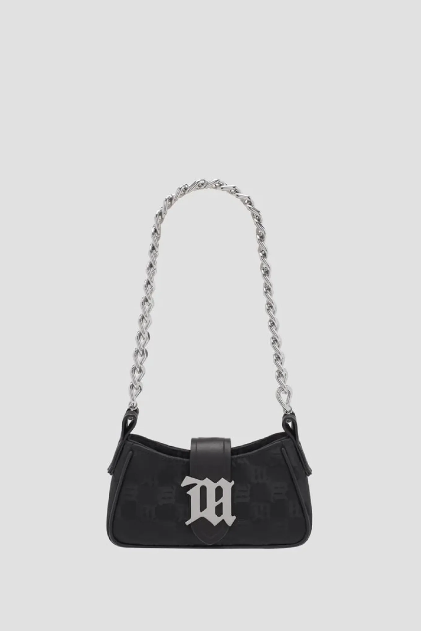 Nylon Monogram Chain Shoulder Bag Mini