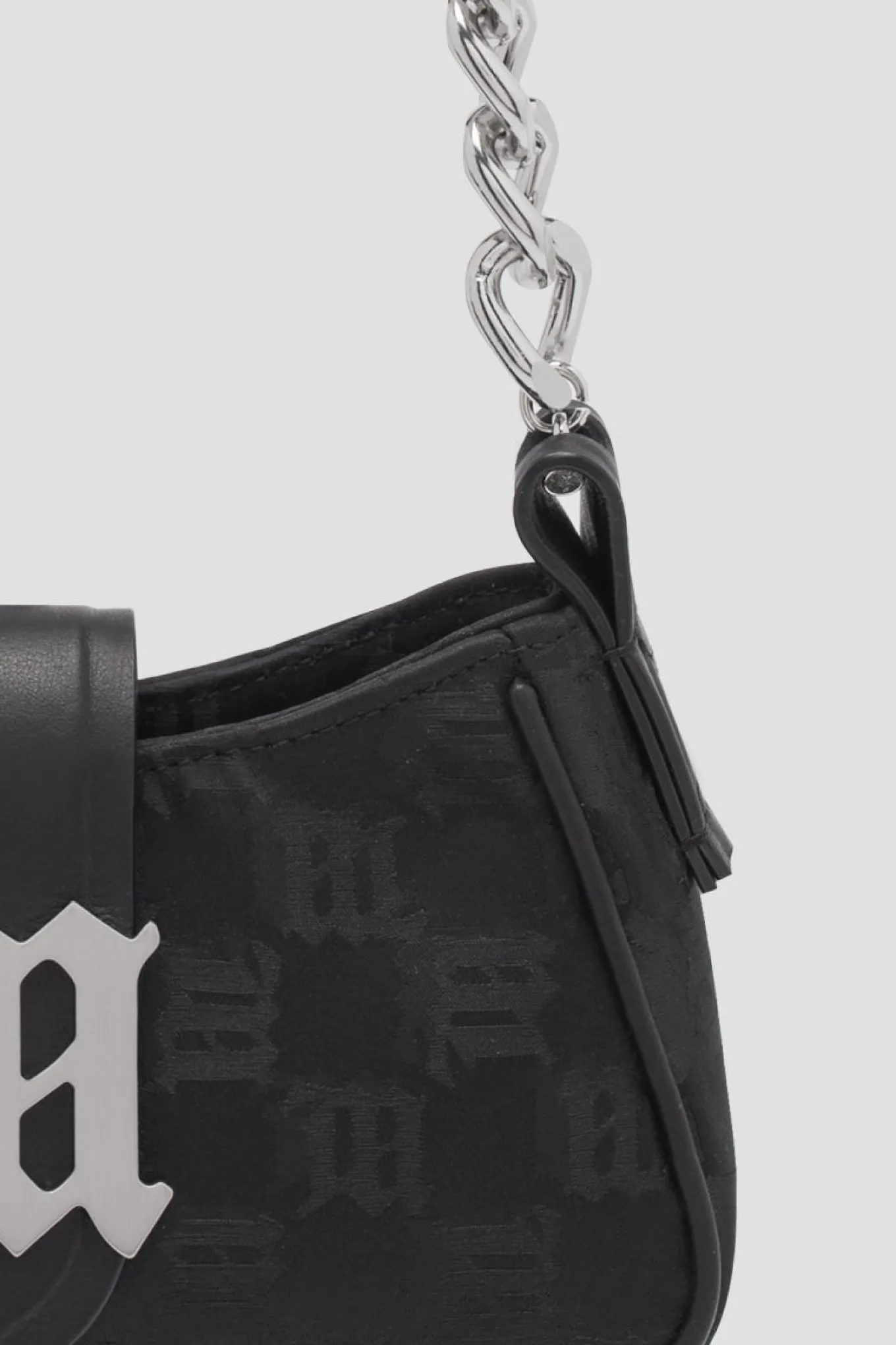 Nylon Monogram Chain Shoulder Bag Mini