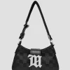 Nylon Monogram Shoulder Bag Small