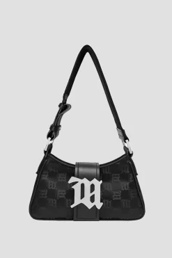 Nylon Monogram Shoulder Bag Small