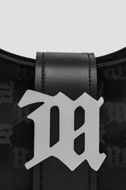 Nylon Monogram Shoulder Bag Small