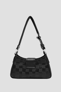 Nylon Monogram Shoulder Bag Small