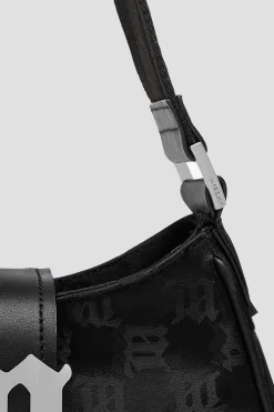 Nylon Monogram Shoulder Bag Small