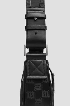 Nylon Monogram Shoulder Bag Medium