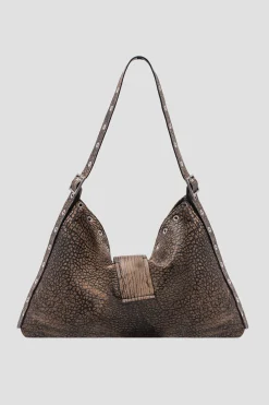 Safari Leather Hobo Bag