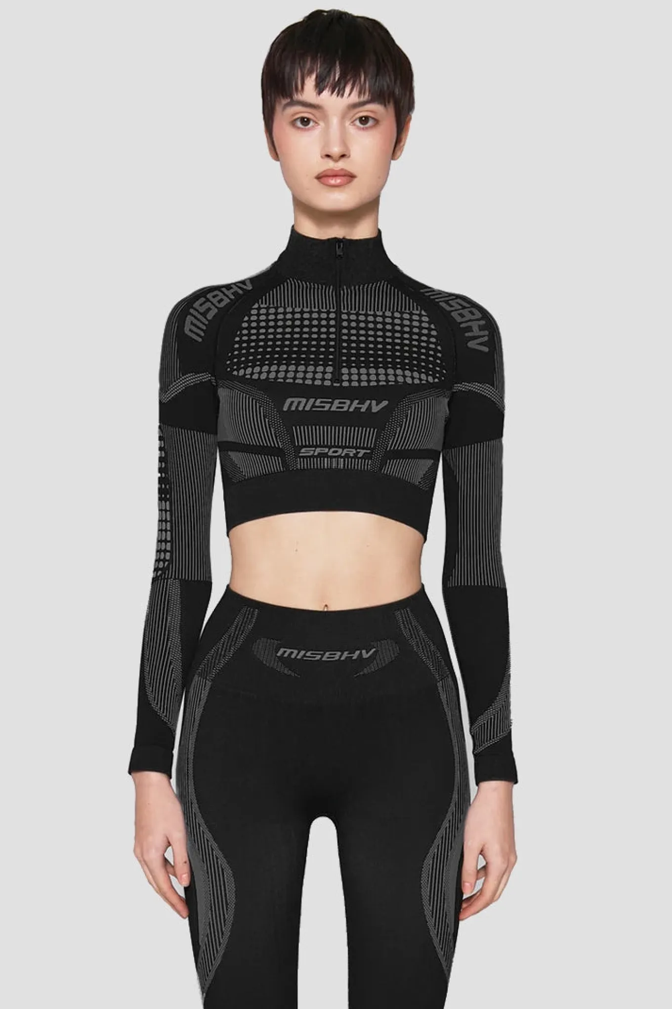 Sport Europa Cropped Quarter-Zip Longsleeve