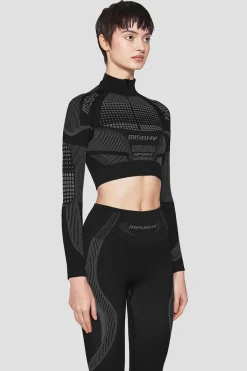 Sport Europa Cropped Quarter-Zip Longsleeve
