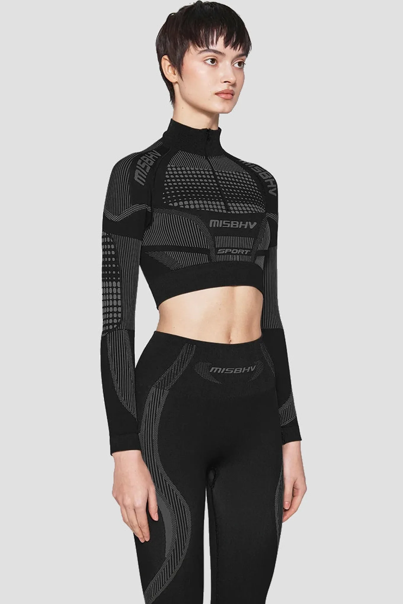 Sport Europa Cropped Quarter-Zip Longsleeve