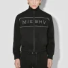 Star Faux Suede Track Jacket