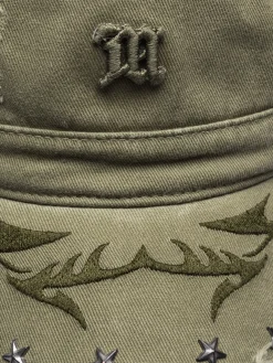 Studded Military Hat