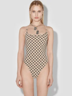 Swim Signature Monogram One Piece