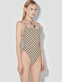 Swim Signature Monogram One Piece