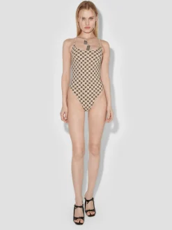 Swim Signature Monogram One Piece