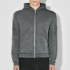 Trapezoid Zipped Hoodie