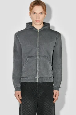 Trapezoid Zipped Hoodie