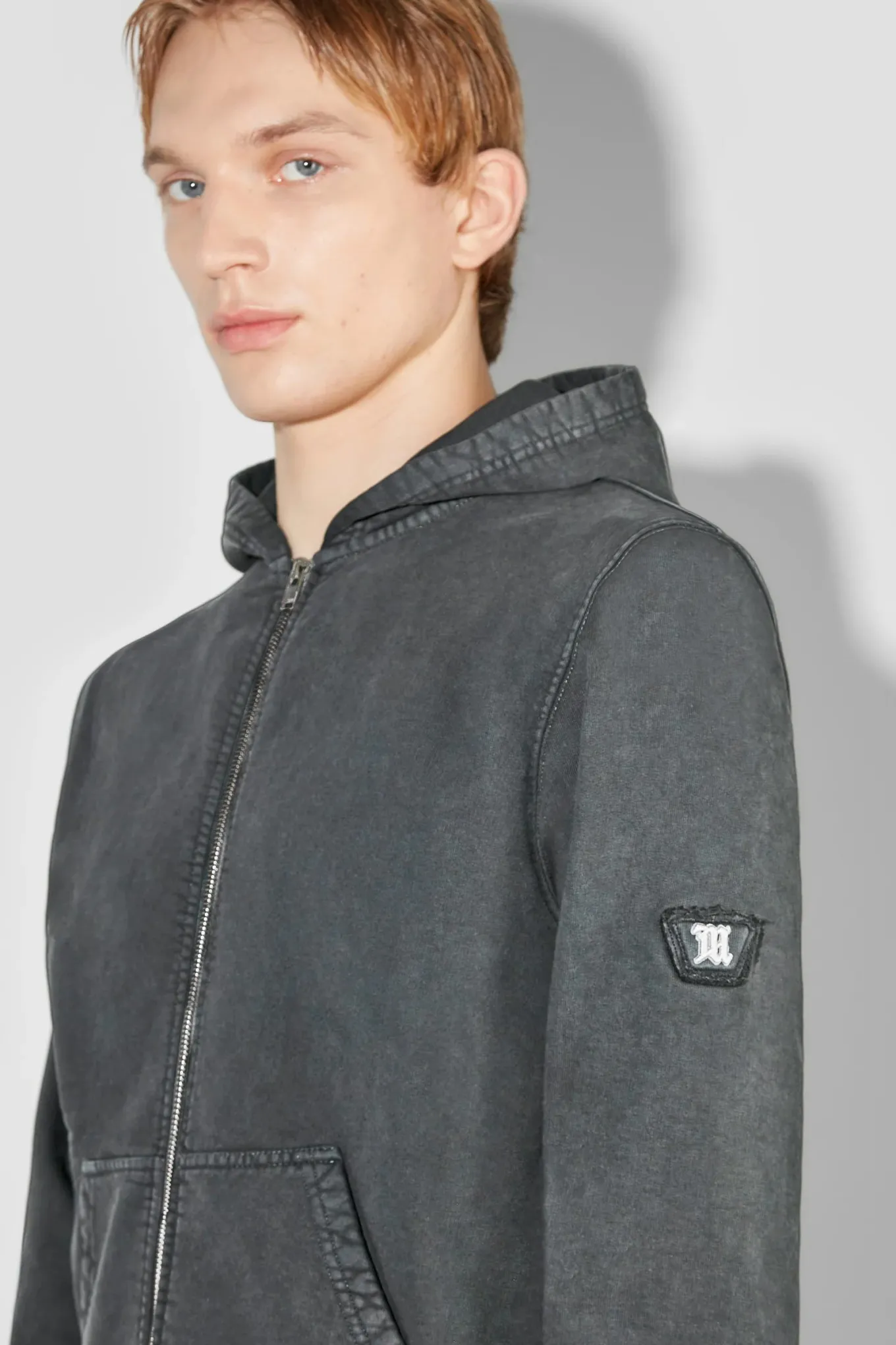 Trapezoid Zipped Hoodie