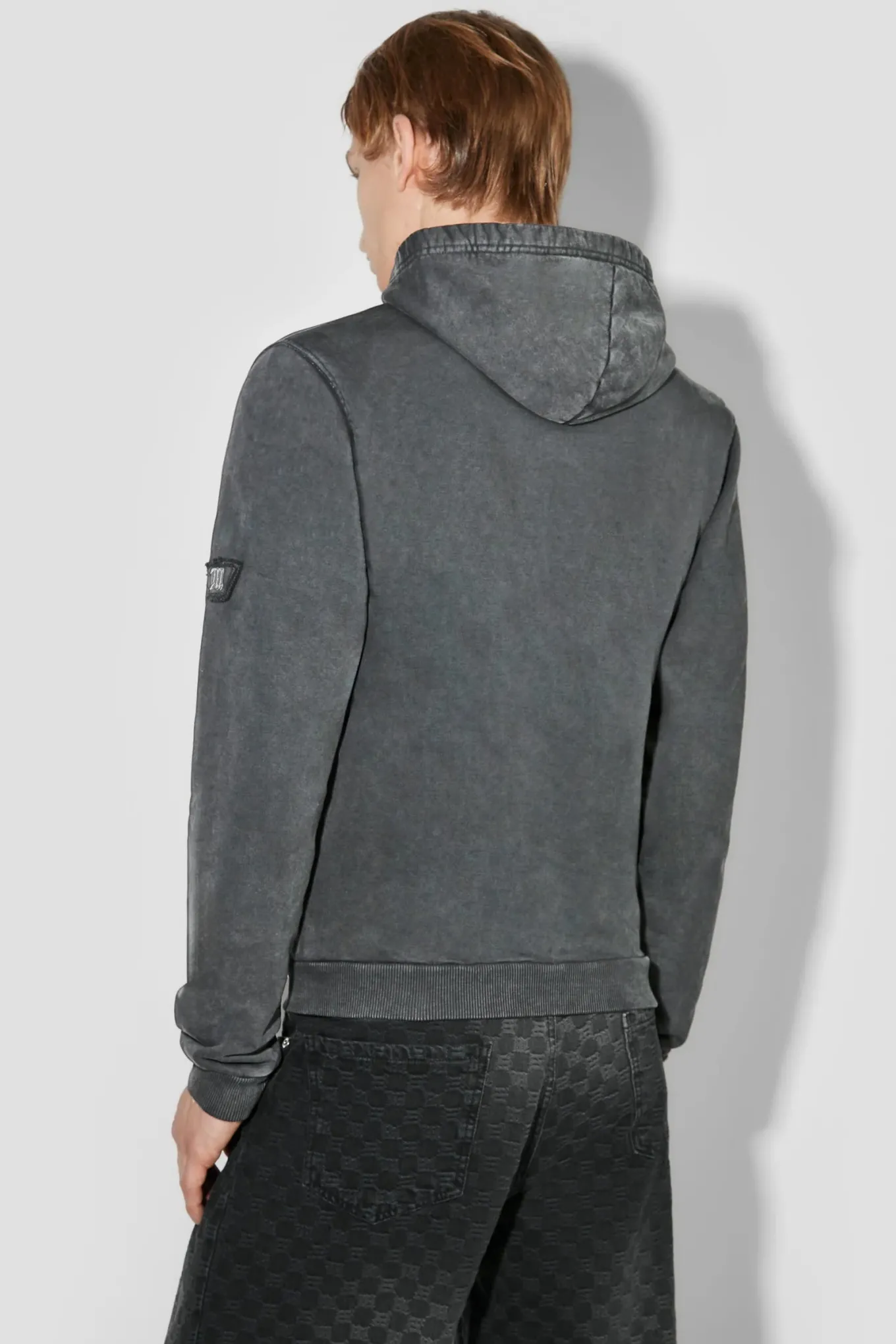 Trapezoid Zipped Hoodie