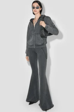 Trapezoid Zipped Hoodie