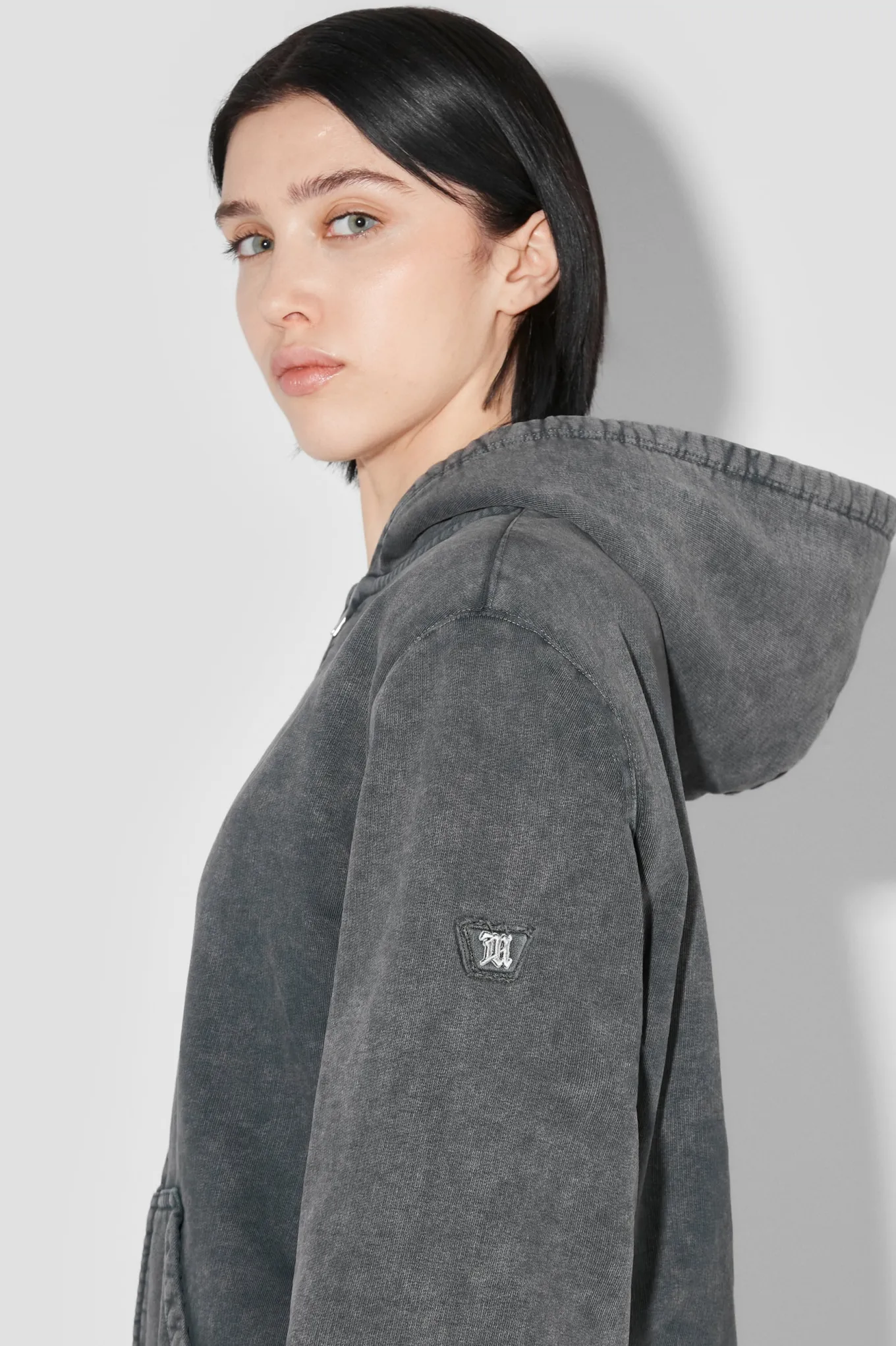 Trapezoid Zipped Hoodie