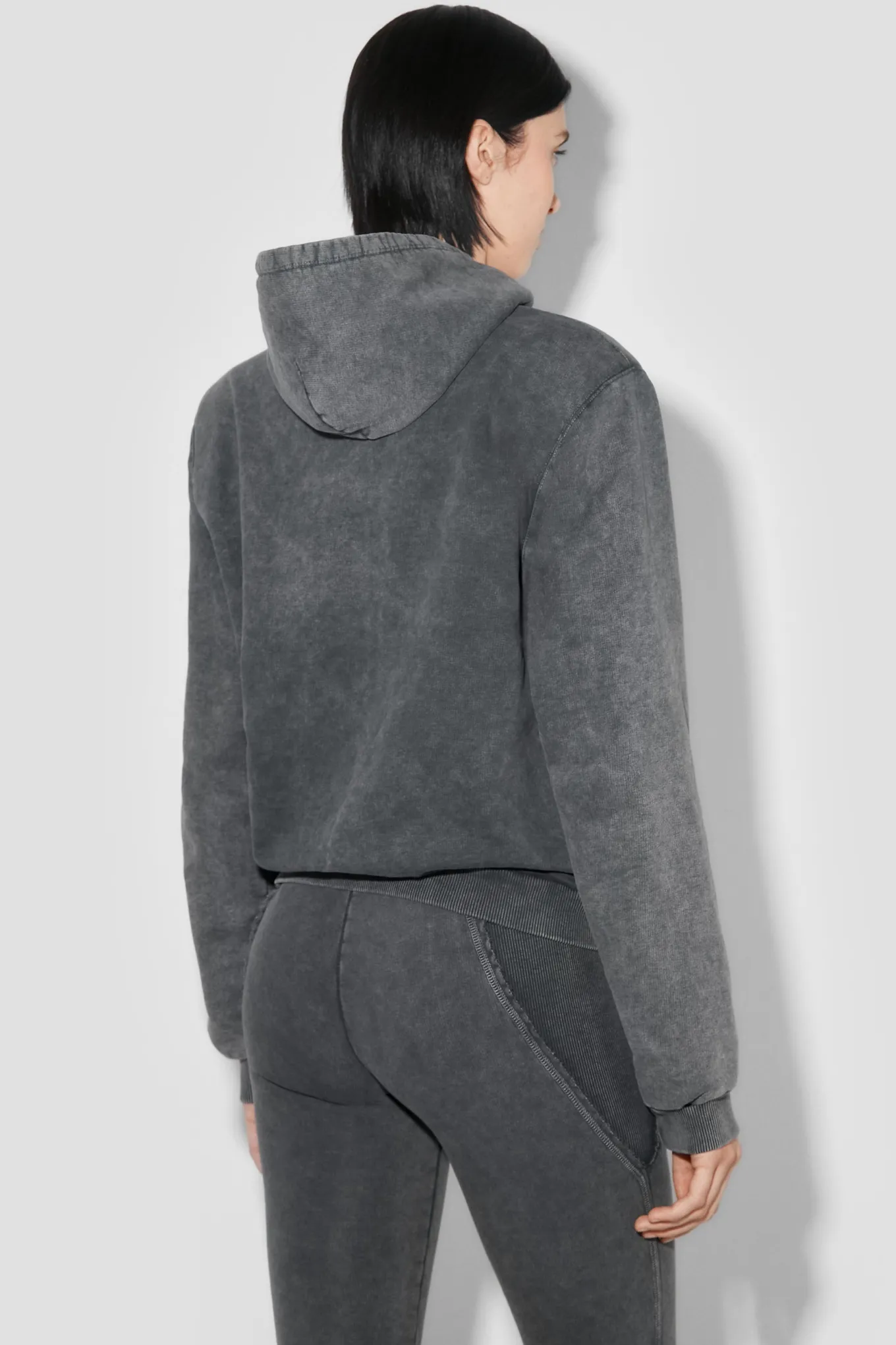 Trapezoid Zipped Hoodie