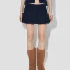 Varsity Pleated Mini Skirt