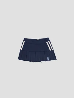 Varsity Pleated Mini Skirt