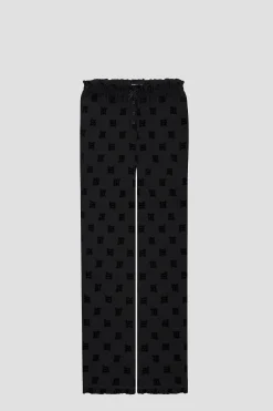 Velour Monogram Pyjama Pants
