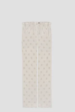 Velour Monogram Pyjama Pants