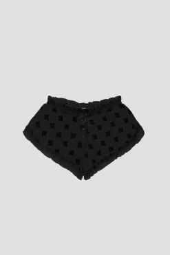 Velour Monogram Pyjama Shorts