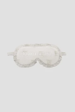 Velour Monogram Sleeping Mask