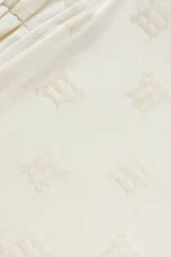 Velour Monogram Top