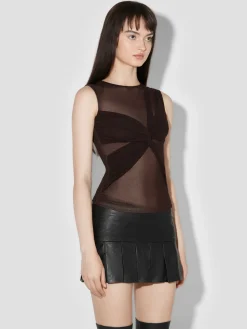 Wrapped Sleeveless Top