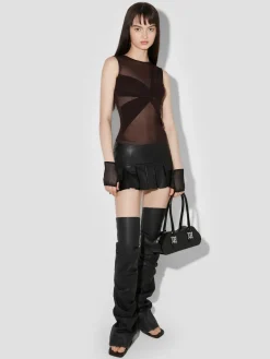 Wrapped Sleeveless Top